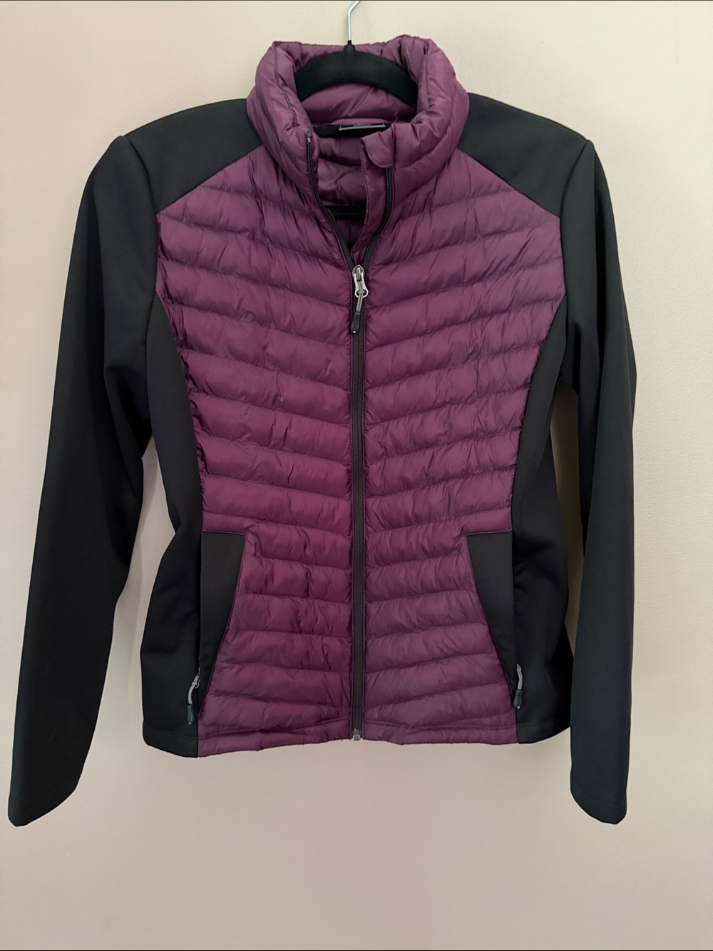 32 Degrees Women's Quilted Puffer Jacket in Plum